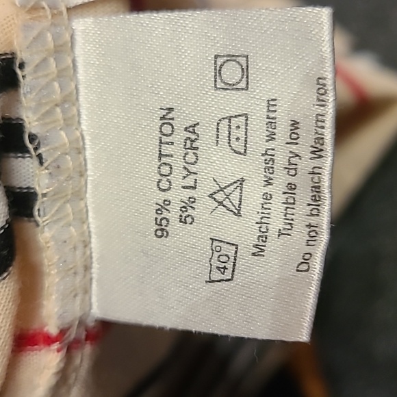 BURBERRY LONDON t-shirt in signature fabric and red BURBERRY logo size S - Picture 9 of 9